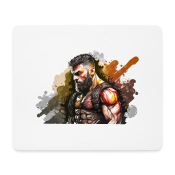 MMA - Mousepad (Querformat) - Weiß - Vorne