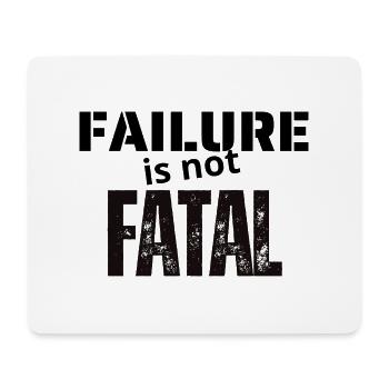 SCHEITERN ist nicht FATAL - Mousepad (Querformat) - Weiß - Vorne