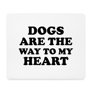 Dog Hund - Mousepad (Querformat) - Weiß - Vorne