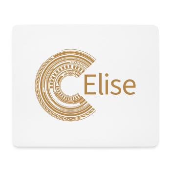 Pour Elise - Tapis de souris (format paysage) - blanc - Devant