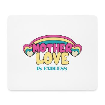 Mutter Liebe Ist Endlos Muttertag Mama Geschenk - Mousepad (Querformat) - Weiß - Vorne