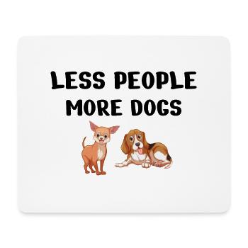 Hund Dog - Mousepad (Querformat) - Weiß - Vorne
