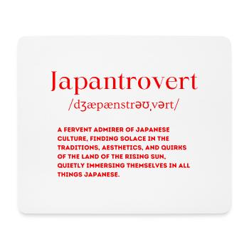 Japantrovert Définition Japan Lovers - Tapis de souris (format paysage) - blanc - Devant