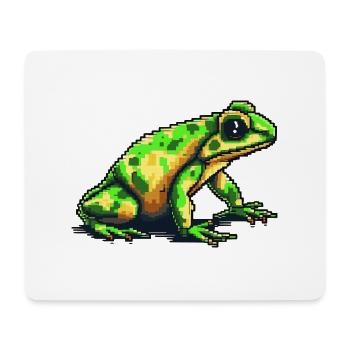 Poison dart frog in 8 bit retro pixel graphics - Mouse Pad (horizontal) - white - Front