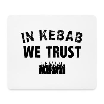 Auf Döner vertrauen wir - Mousepad (Querformat) - Weiß - Vorne