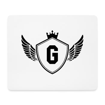wappen G - Mousepad (Querformat) - Weiß - Vorne
