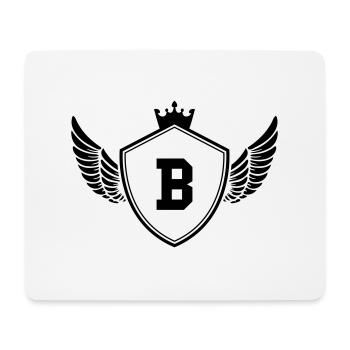 wappen B - Mousepad (Querformat) - Weiß - Vorne