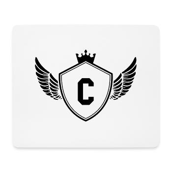 Armoiries C - Tapis de souris (format paysage) - blanc - Devant