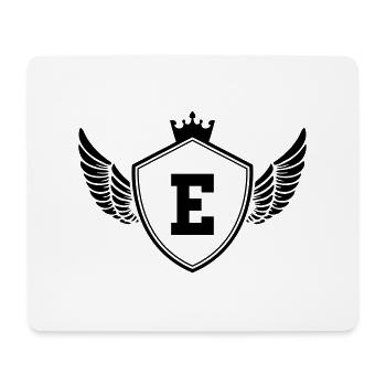 wappen E - Mousepad (Querformat) - Weiß - Vorne