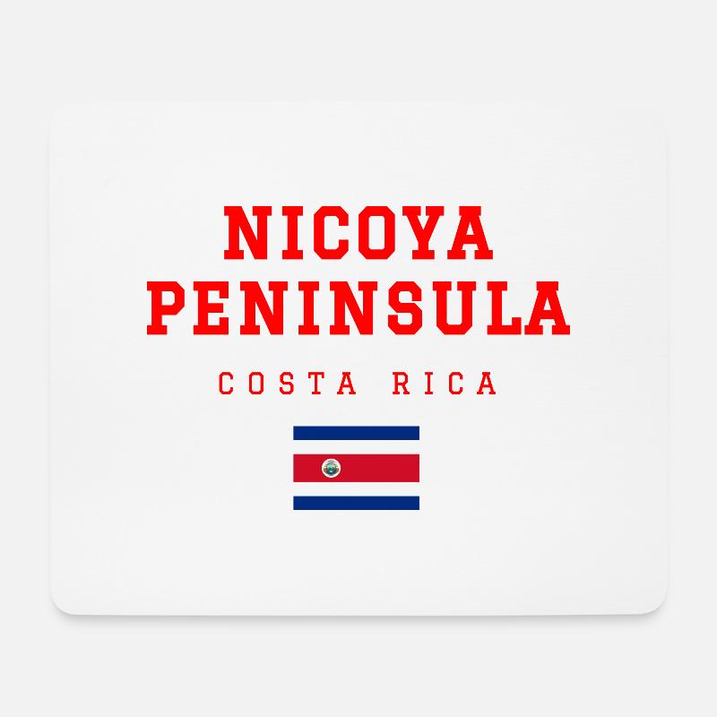 Nicoya Peninsula Costa Rica - Mousepad (Querformat) - Weiß