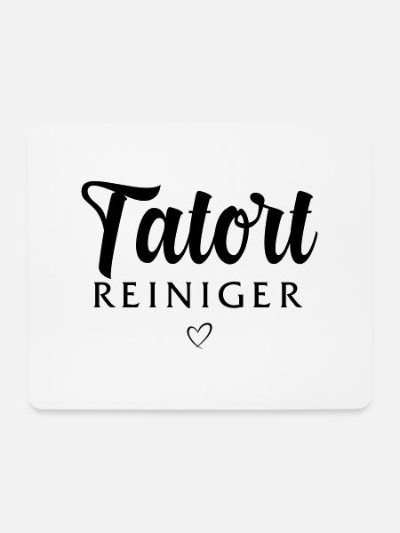 Tatort Reiniger - Mousepad (Querformat) - Weiß