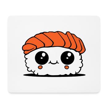 SUSHI-Spaß - Mousepad (Querformat) - Weiß - Vorne