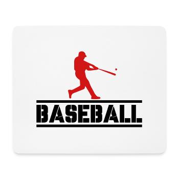 Baseball 02 - Mouse Pad (horizontal) - white - Front