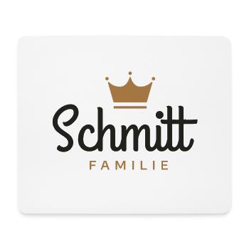 Schmitt-Familie - Mousepad (Querformat) - Weiß - Vorne
