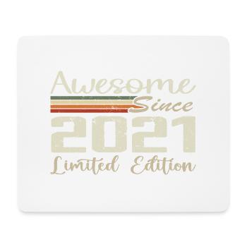 3 Year Anniversary Vintage 2021 Gift 2021 - Mouse Pad (horizontal) - white - Front