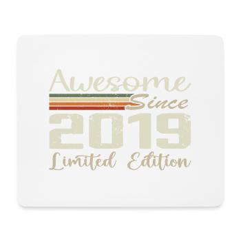 Jubiläum 5 Jahre Jahrgang 2019 Geschenk 2019 - Mousepad (Querformat) - Weiß - Vorne