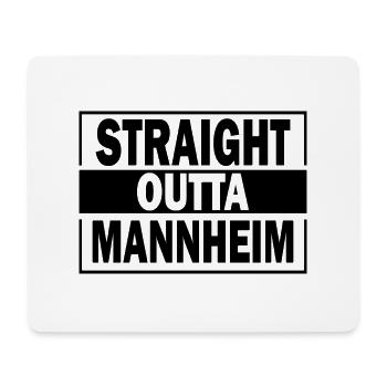 Mannheim Monnem Mannheimat - Mousepad (Querformat) - Weiß - Vorne