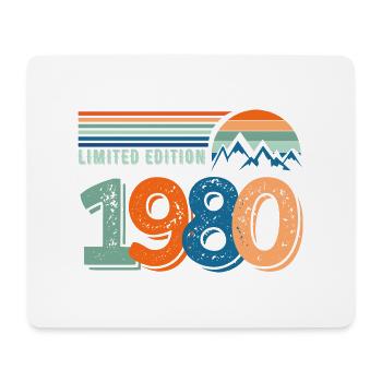 Limitierte Auflage 1980 - Mousepad (Querformat) - Weiß - Vorne