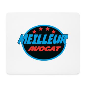 MEILLEUR AVOCAT - Tapis de souris (format paysage) - blanc - Devant