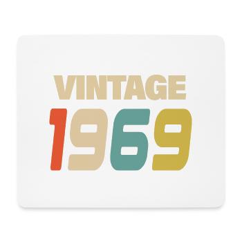 1969 Vintage Retro Classic 1969 - Mousepad (Querformat) - Weiß - Vorne