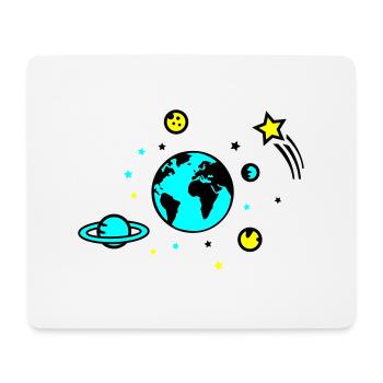 Universe 02 - Mouse Pad (horizontal) - white - Front