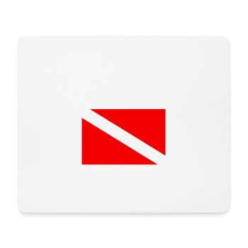 Drapeau de plongée Bonaire - Plongée sous-marine - Plongée sous-marine - Tauchen - Tapis de souris (format paysage) - blanc - Devant