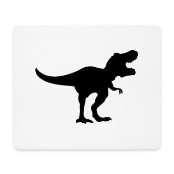 Dinosaur Trex - Mouse Pad (horizontal) - white - Front