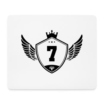 7 wappen krone - Mousepad (Querformat) - Weiß - Vorne