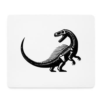 Dinosaurier-Fossil - Mousepad (Querformat) - Weiß - Vorne