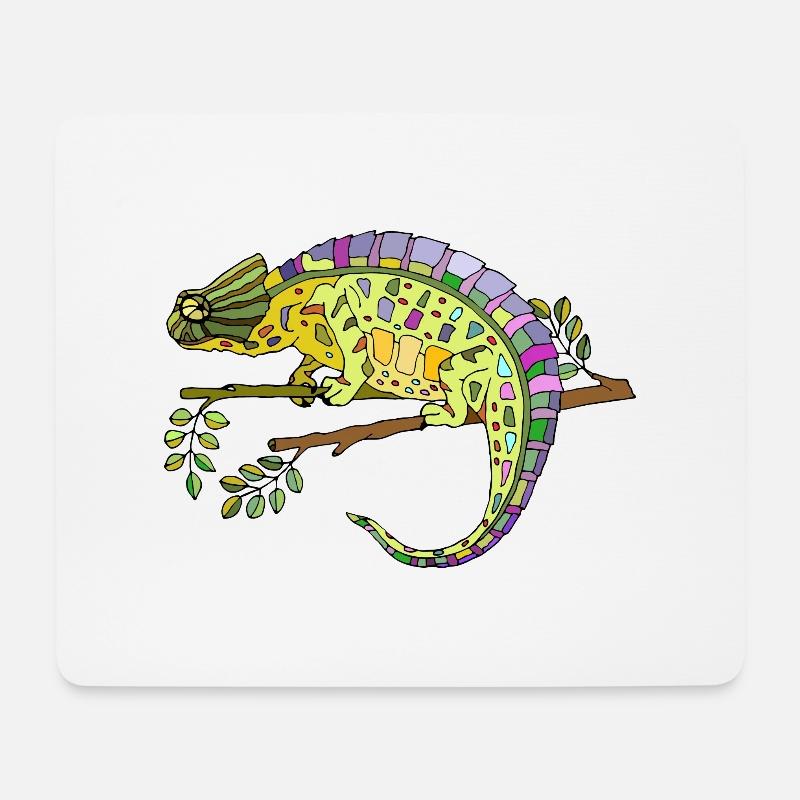 Chameleon - Mouse Pad (horizontal) - white