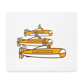 3 U-Boote Flotte Drei Geschwader Gruppe Team Crew - Mousepad (Querformat) - Weiß - Vorne