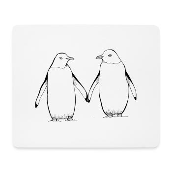 Tag der Pinguine - Mousepad (Querformat) - Weiß - Vorne