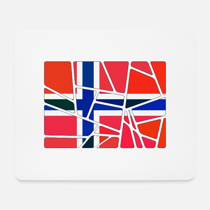 Norwegen Norwegen - Mousepad (Querformat) - Weiß
