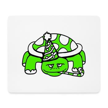 Turtle Birthday Party Hat Years Old - Mouse Pad (horizontal) - white - Front