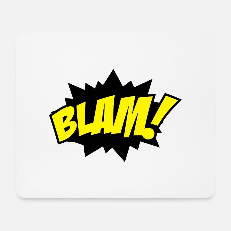 explosion - Mouse Pad (horizontal) - white