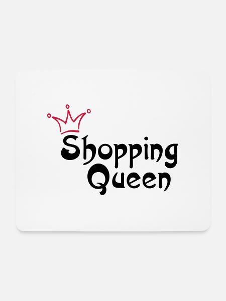 SHOPPING QUEEN - Mousepad (Querformat) - Weiß