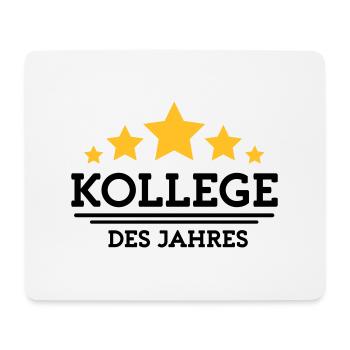 Kollege des Jahres - Mousepad (Querformat) - Weiß - Vorne