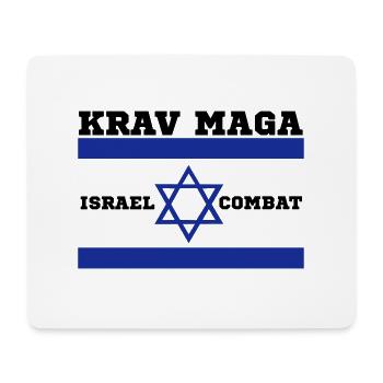Krav Maga - Mousepad (Querformat) - Weiß - Vorne