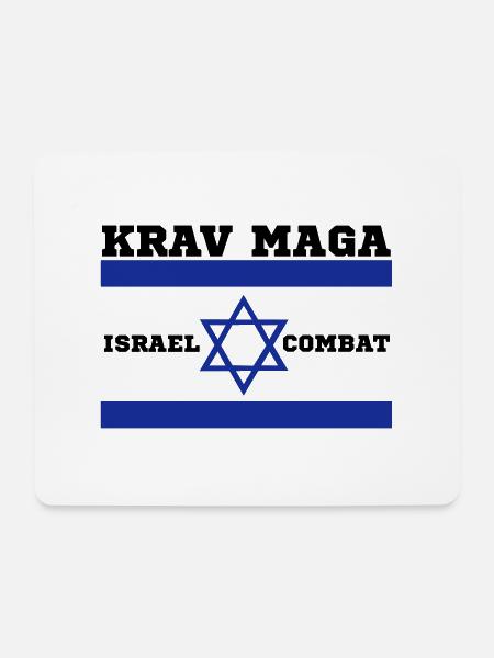 Krav Maga - Mousepad (Querformat) - Weiß
