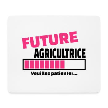 future agricultrice - Tapis de souris (format paysage) - blanc - Devant