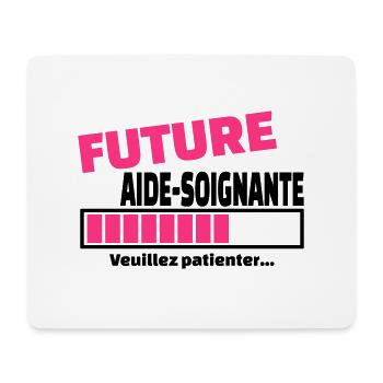 future aide-soignante - Tapis de souris (format paysage) - blanc - Devant