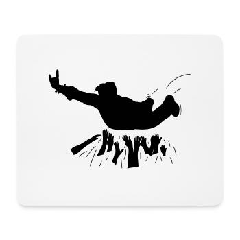 Super-Stagediver [vec] - Mousepad (Querformat) - Weiß - Vorne
