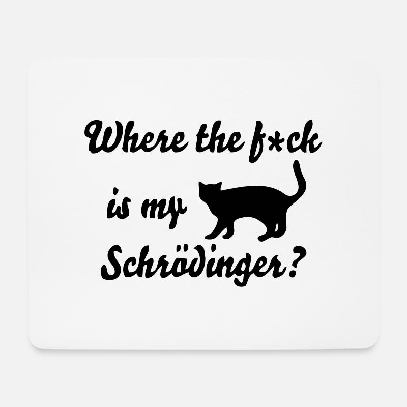 Schrodinger's Cat - Mouse Pad (horizontal) - white