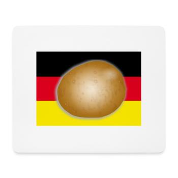 Pomme de terre drapeau Allemagne - Tapis de souris (format paysage) - blanc - Devant