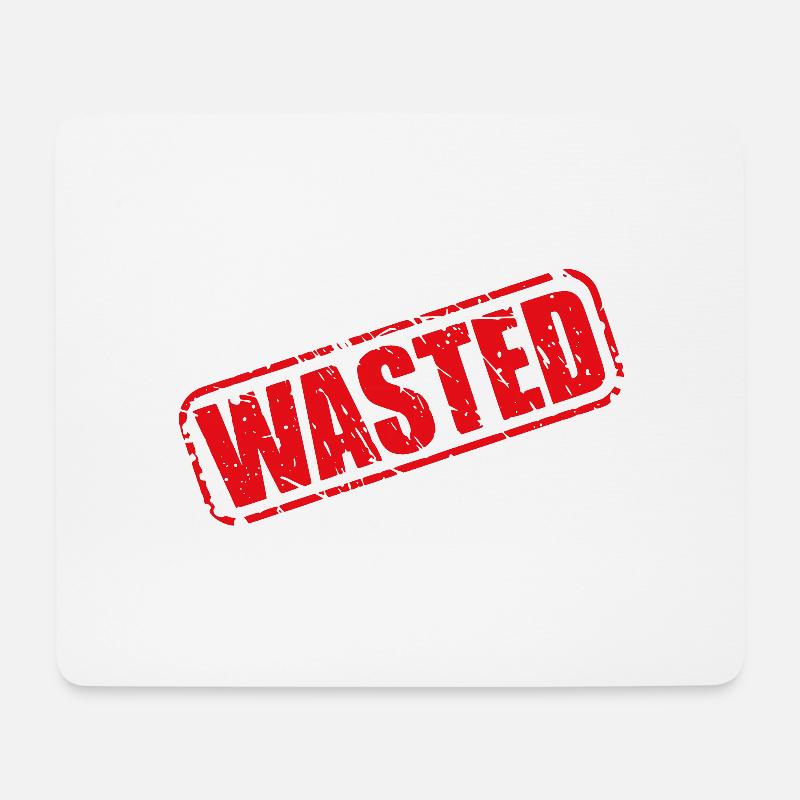 wastes stamp printing - Mouse Pad (horizontal) - white