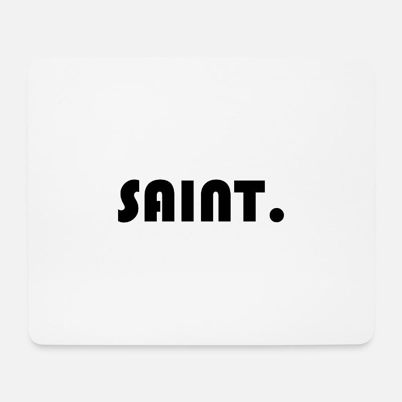 saint - Mousepad (Querformat) - Weiß