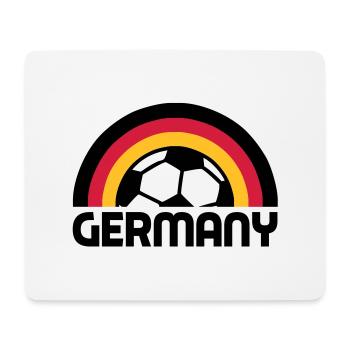 german rainbow soccer - Mousepad (Querformat) - Weiß - Vorne