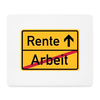 ortsschild_arbeit_rente__f3 - Tapis de souris (format paysage) - blanc - Devant