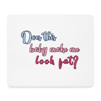 idée de cadeau naissance bébé enfant né naissance - Tapis de souris (format paysage) - blanc - Devant
