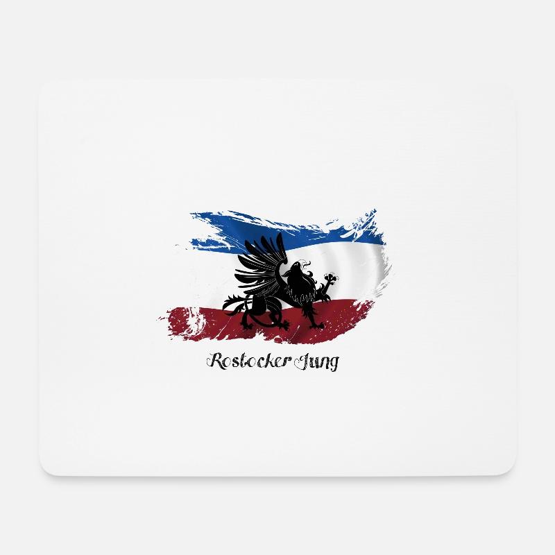 rostocker_jung - Mousepad (Querformat) - Weiß